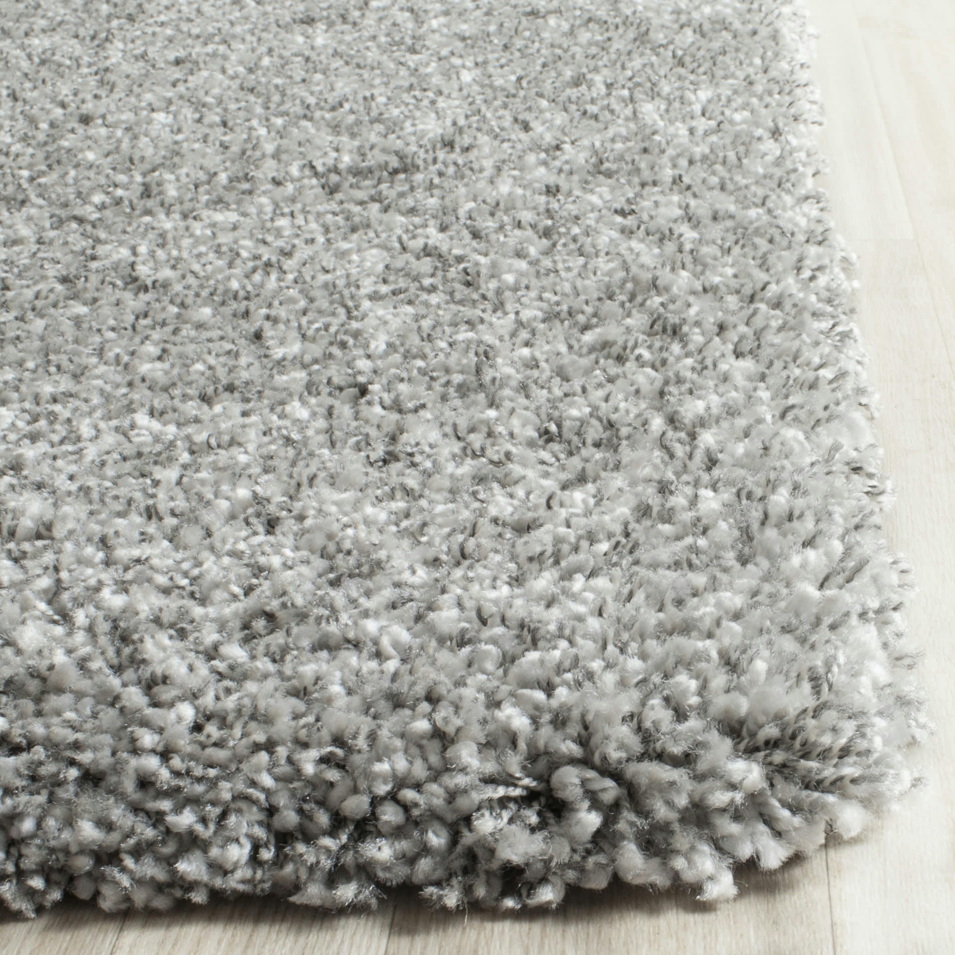 CALIFORNIA SHAG - Tapis de salon interieur en argent, 160 x 229 cm
