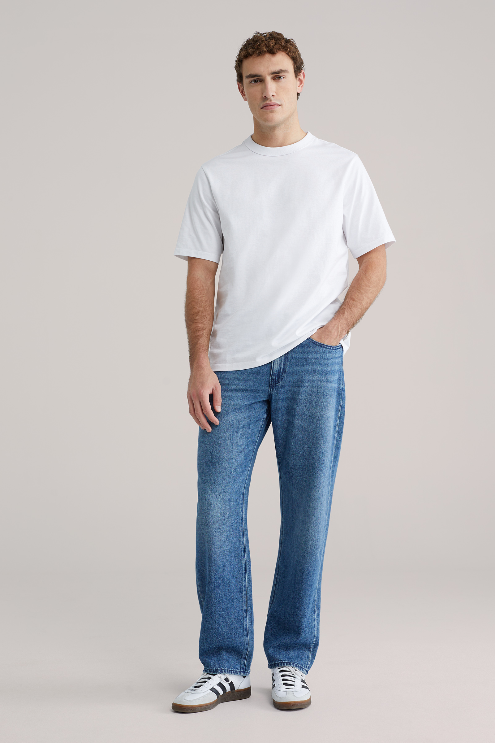 Heren relaxed fit comfort jeans