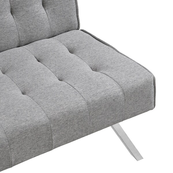 Linen Futon Sofa Bed with Multifunctional Design and Easy Assembly