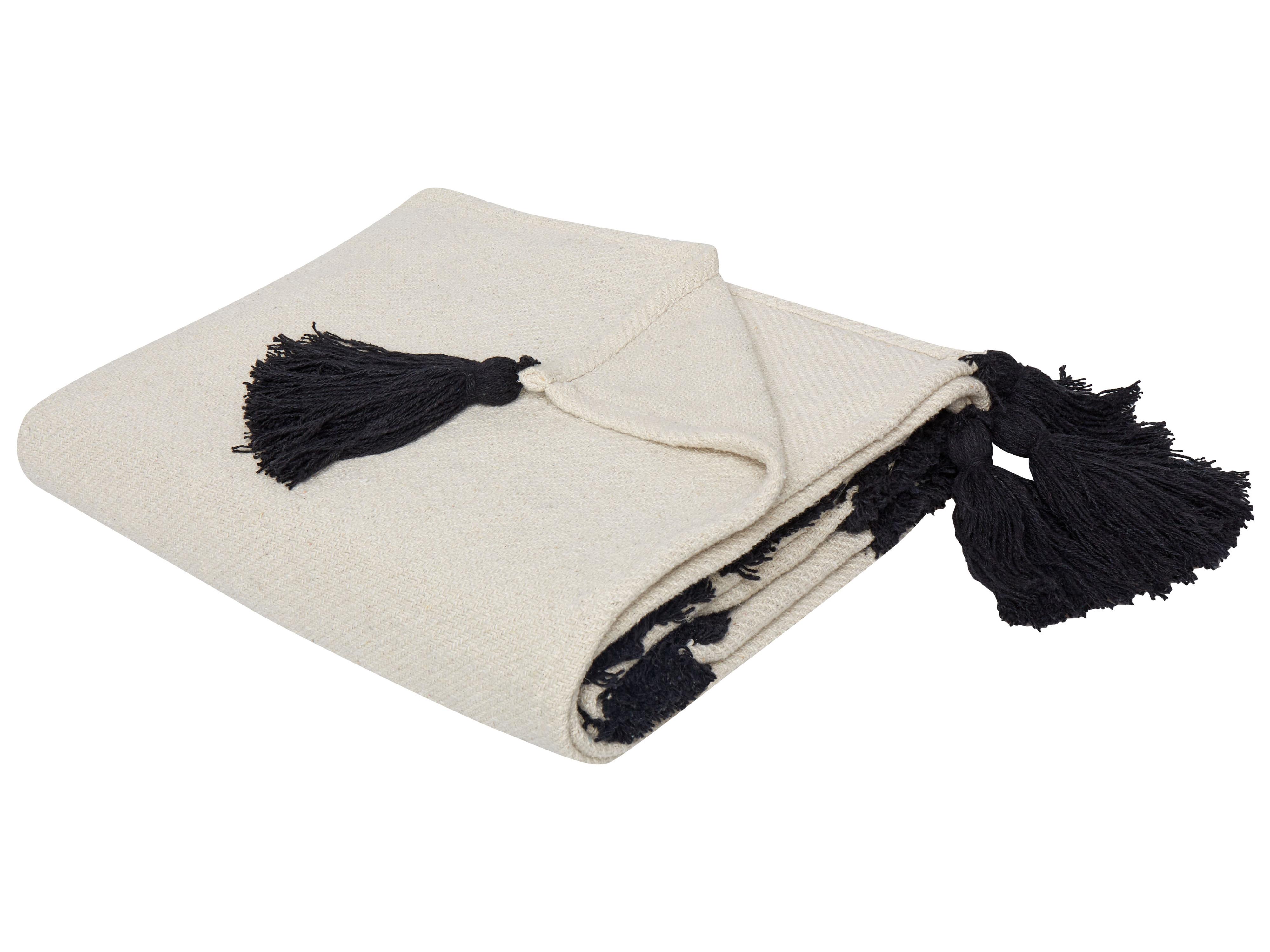 Blanket SEDIO Cotton 125 x 150 cm White