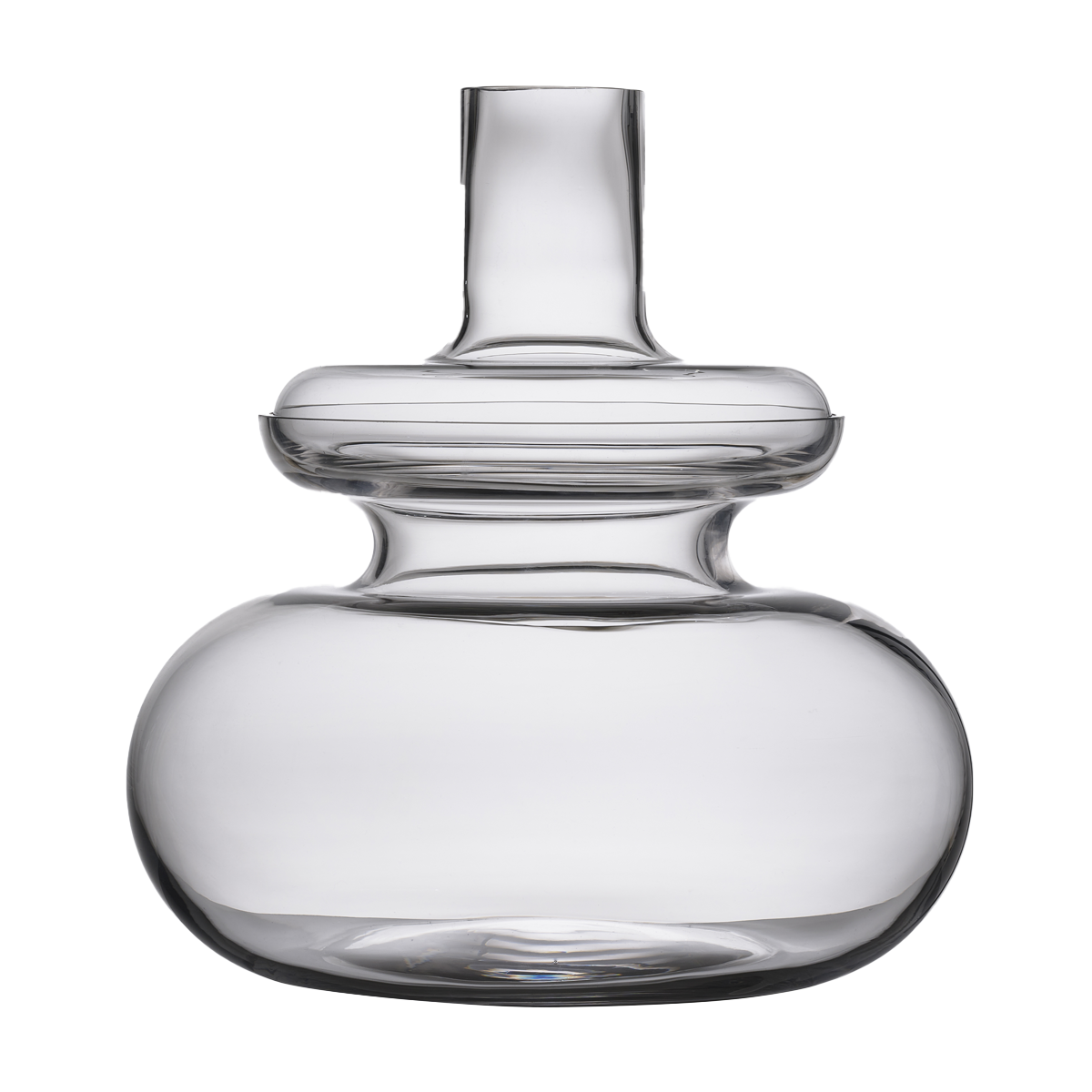 Zone Denmark Inu Ronde Glazen Vaas - 33 x 32 cm