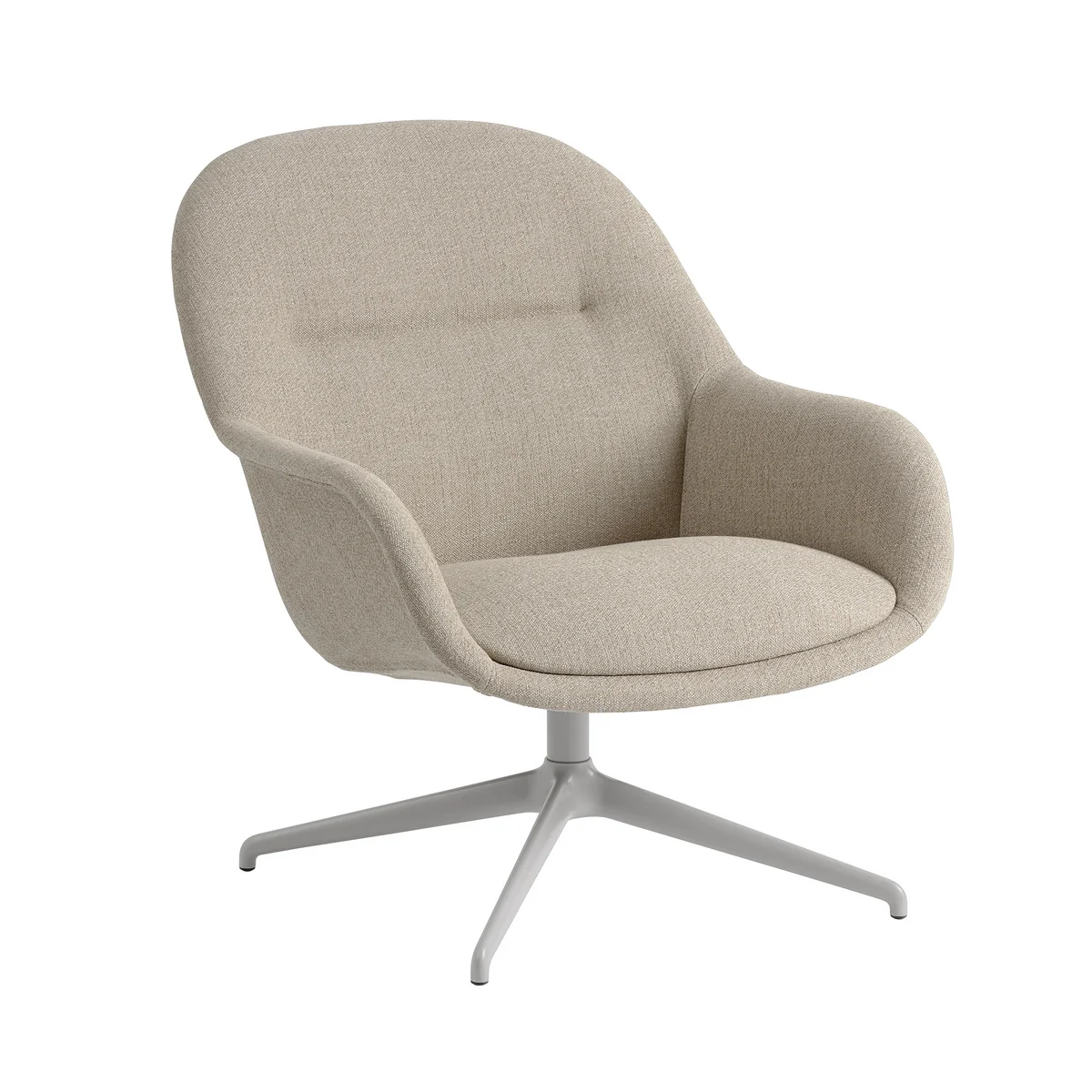 Muuto - Fiber Lounge Armchair Swivel Base