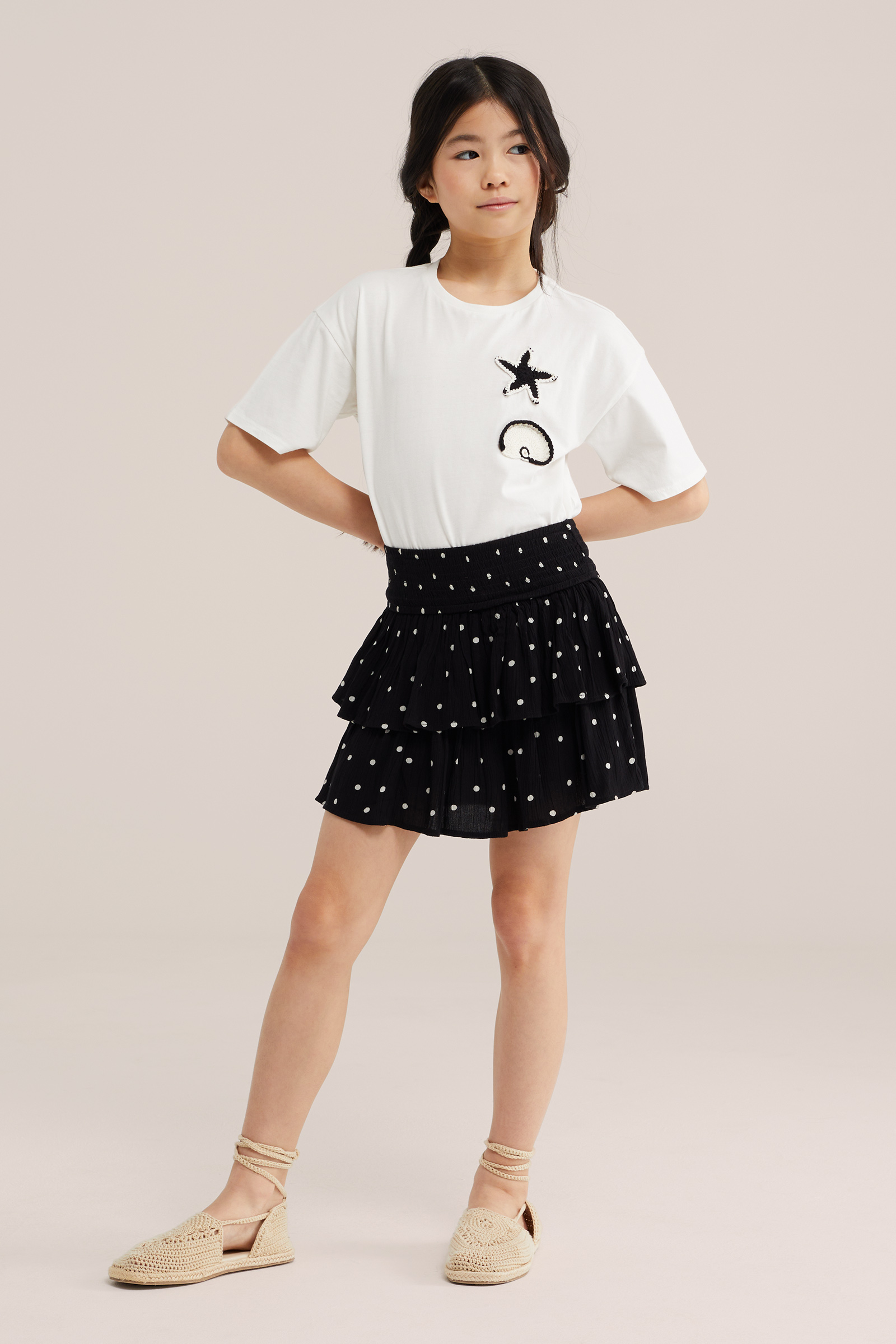 Meisjes rok met print