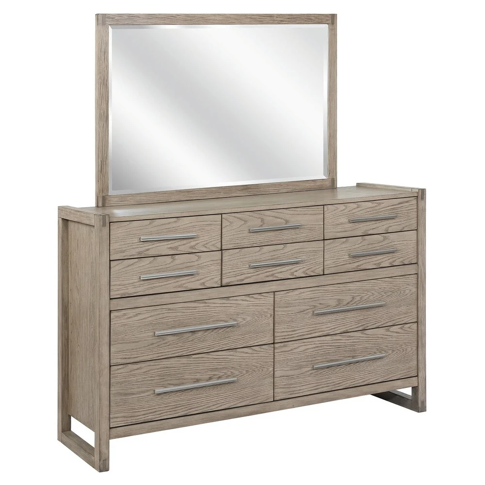 Strick & Bolton Ingram Grey Oak 5-piece Bedroom Furniture Set