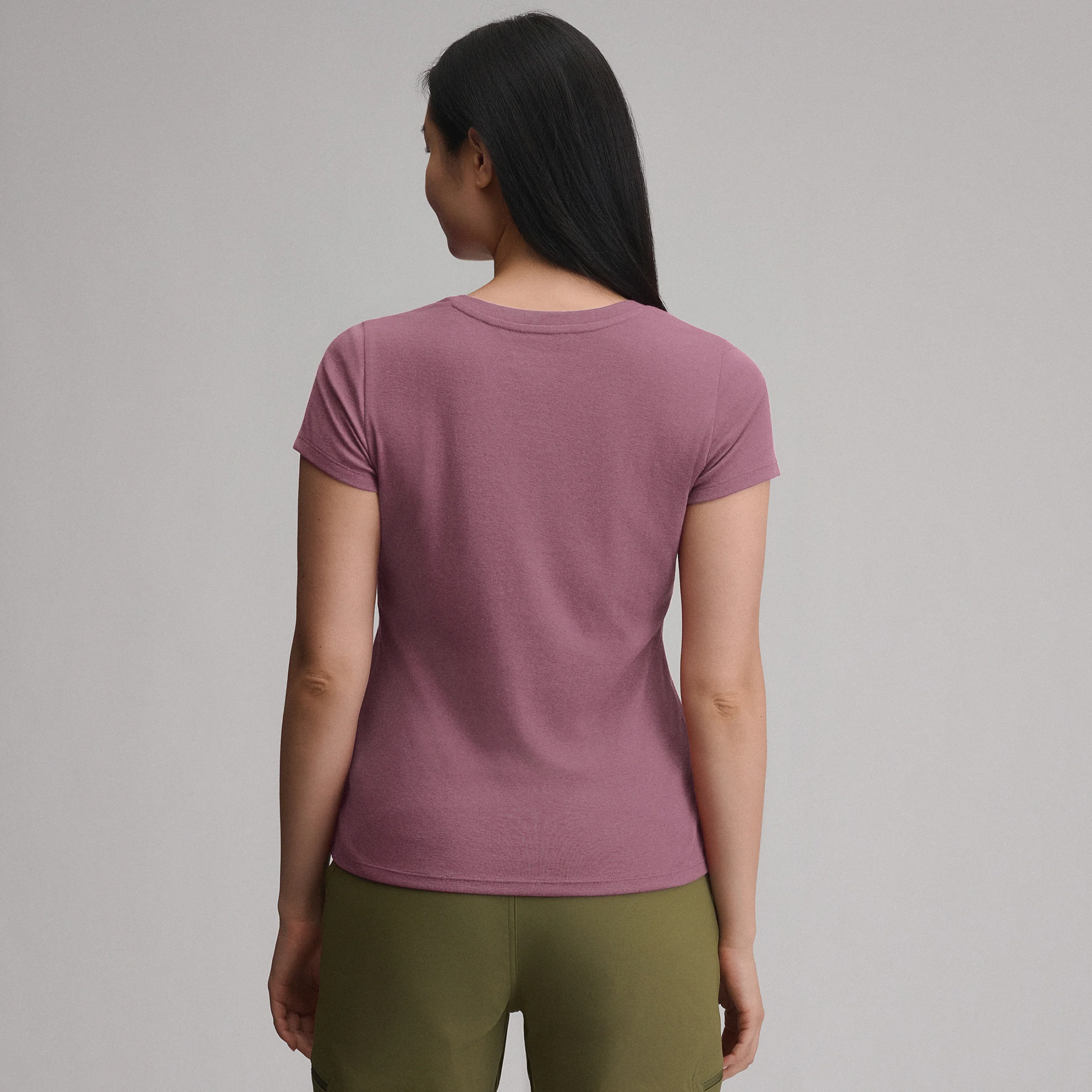 Women's Everyday Short-Sleeve V-Neck T-Shirt