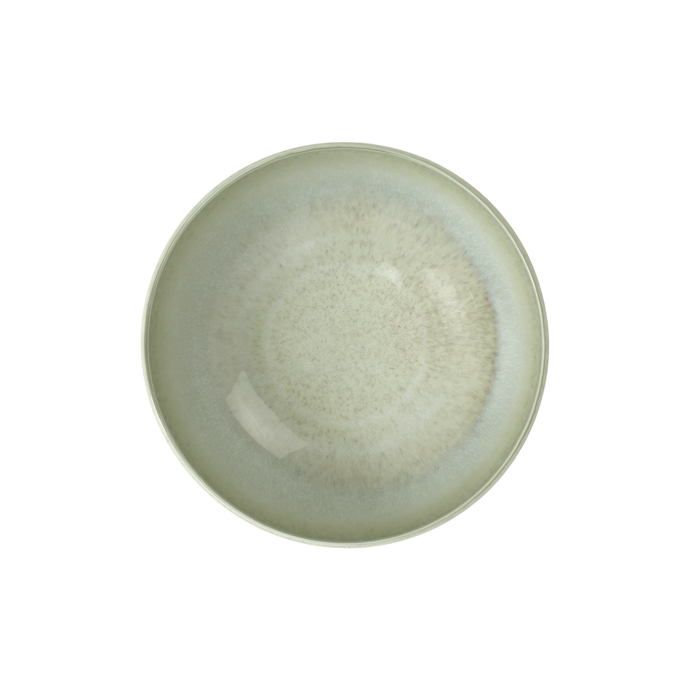 Perlemor Cereal bowl - Green, 18.6 oz, Premium Porcelain