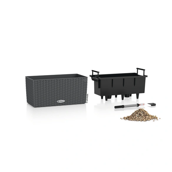 Balkonkasten »BALCONERA Cottage «, LxB: 40 x 19 cm, granit