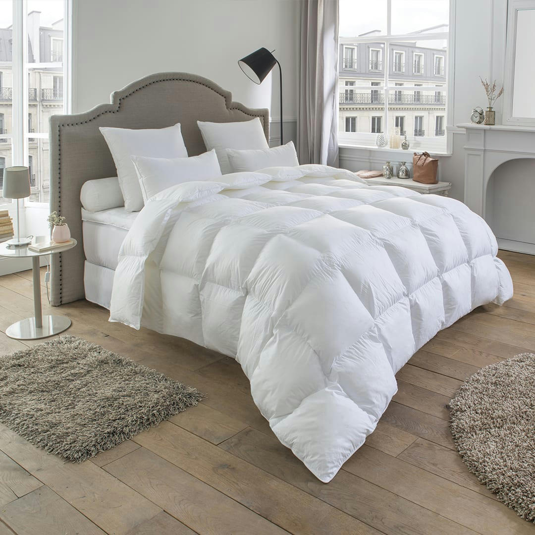 NEPAL - Couette Népal  - 80% Duvet Canard - TEMPEREE 220x240 cm - Drouault