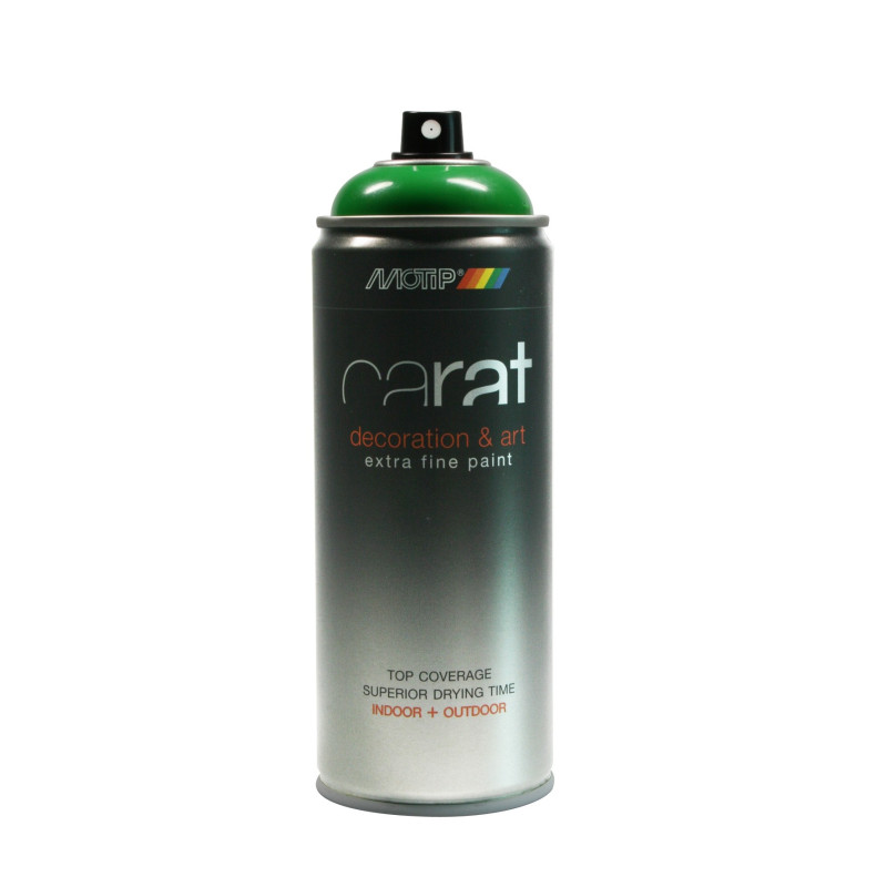 Peinture aérosol Carat Vert Lutece brillante 0,4 L MOTIP