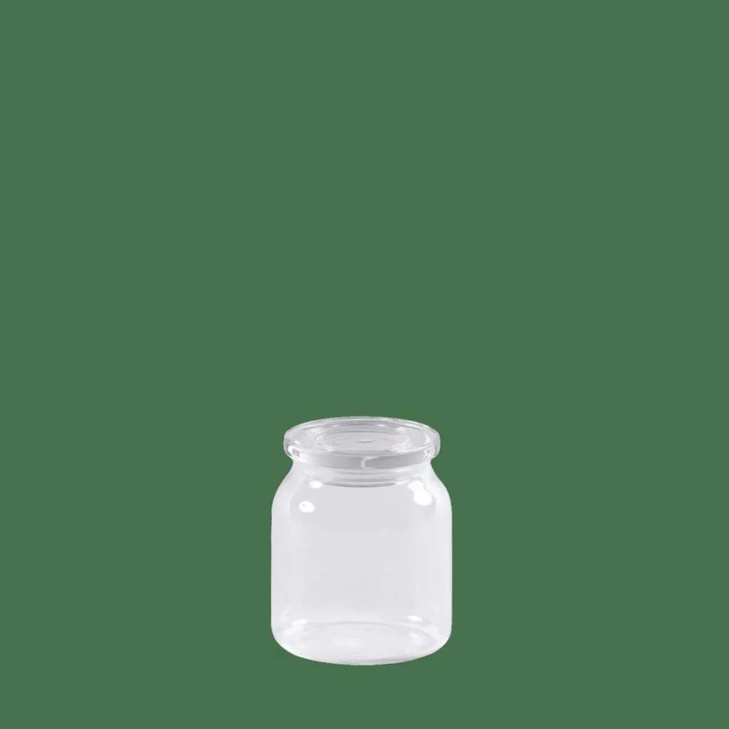 Bocaux^CASA CRYSTAL Pot à Provisions Avec Couvercle Transparent