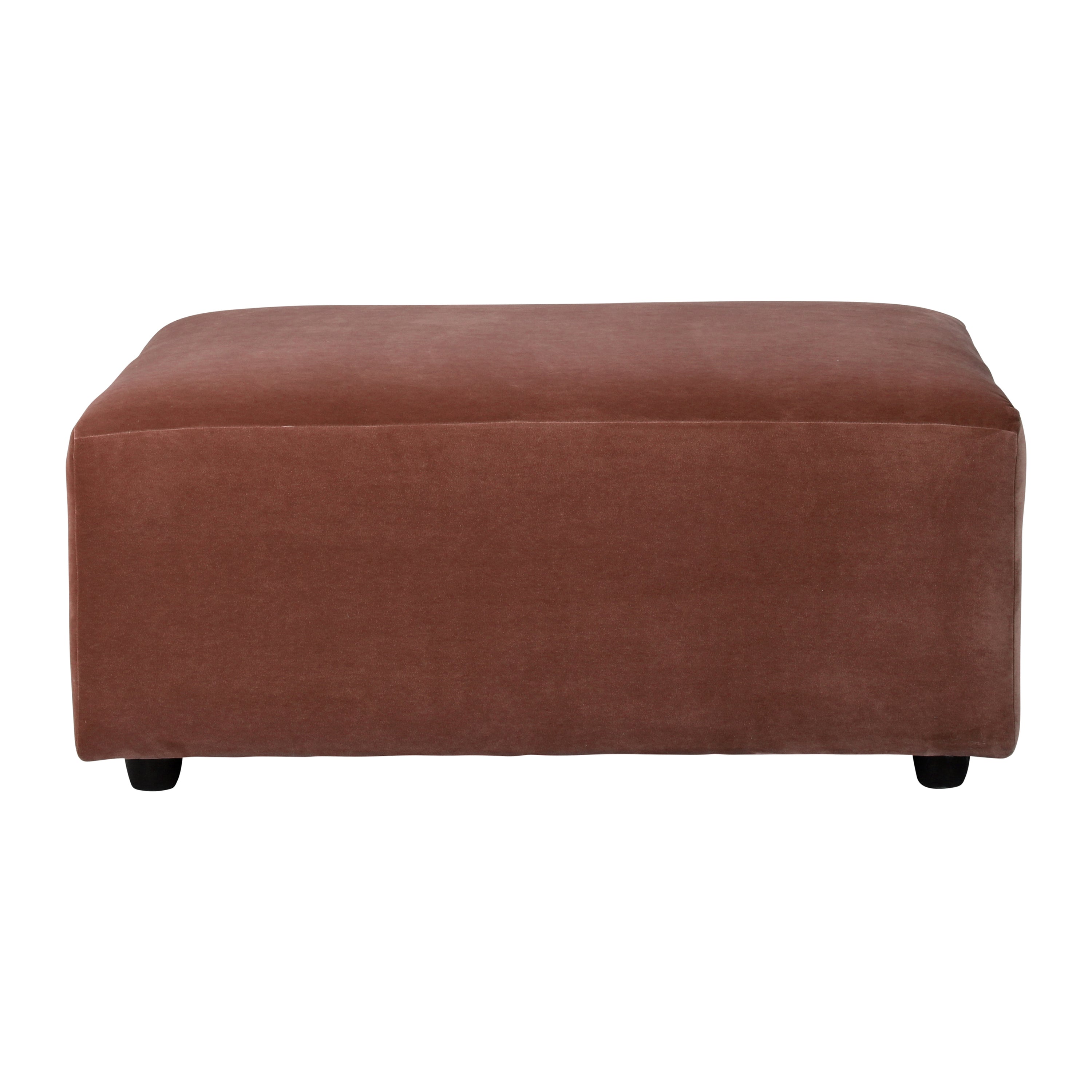 HKliving Jax Bank Element - Hocker - Royal Velvet - Magnolia