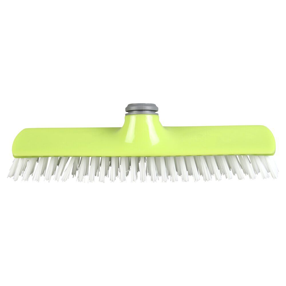 Tête de balai brosse frottoir lave-sols vert et blanc