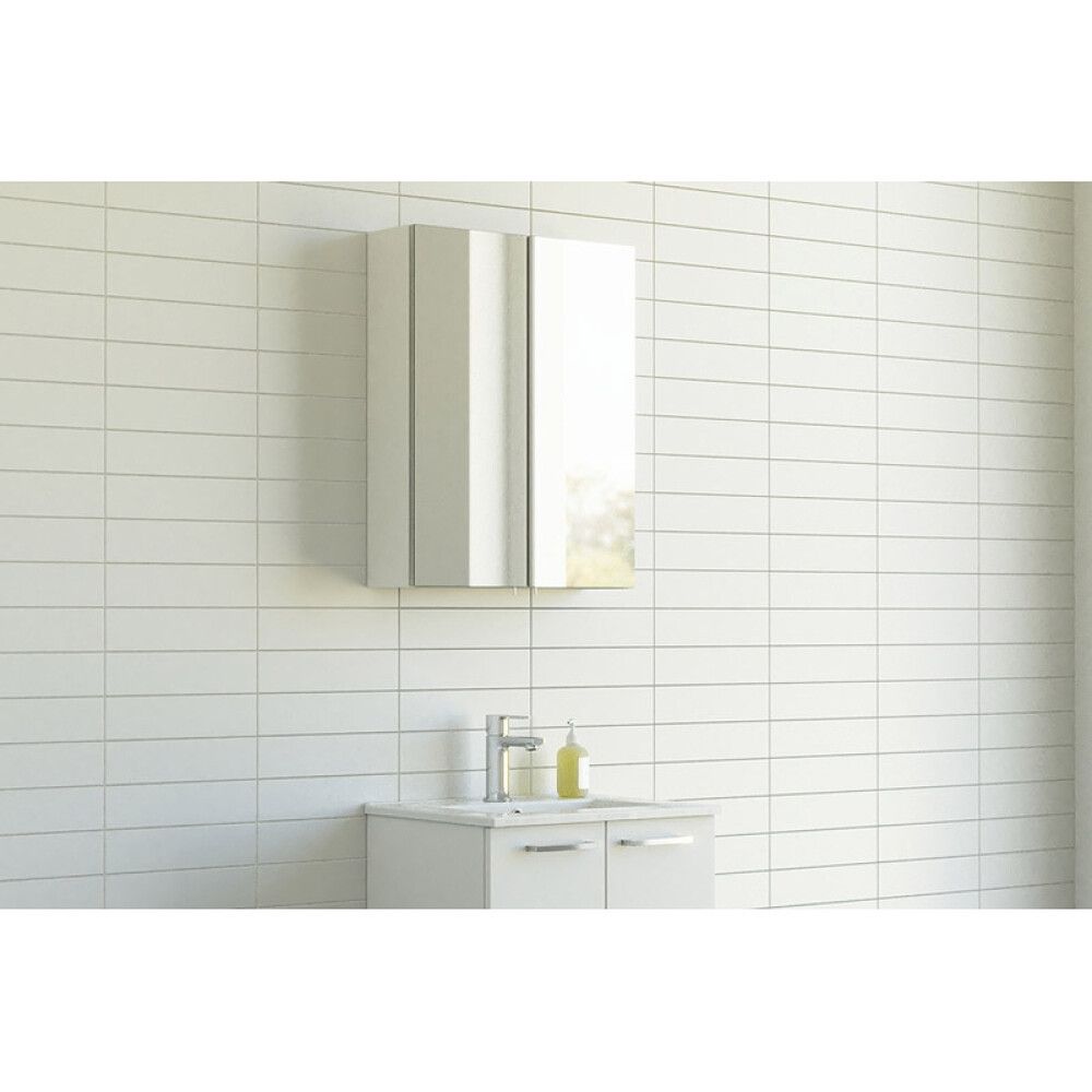 SPEILSKAP CAMARGUE IDE HVIT 50CM