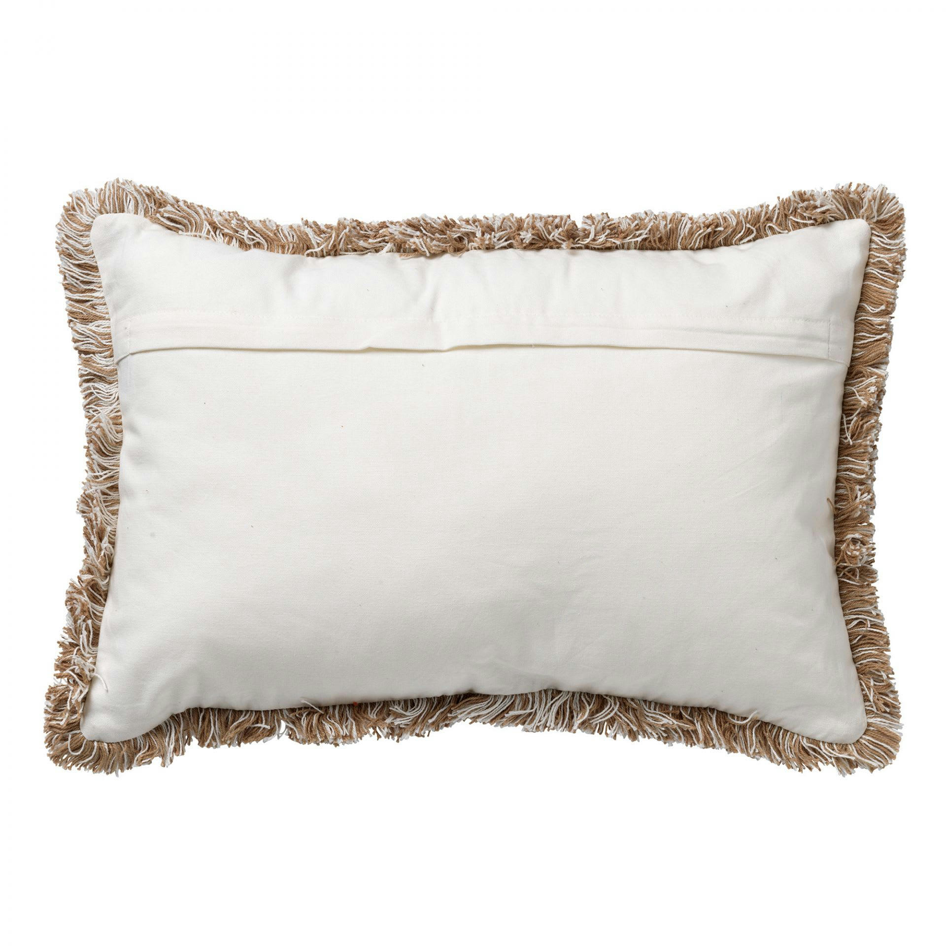 - Coussin - marron en coton 40x60 cm avec imprimé animalier