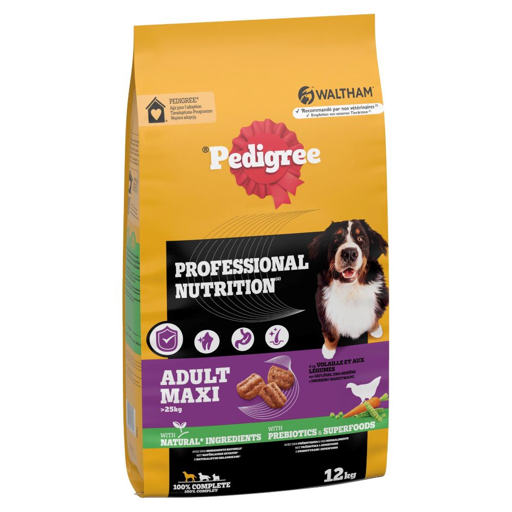 Pedigree Professional Nutrition Adult Maxi >25kg with Poultry & Vegetables