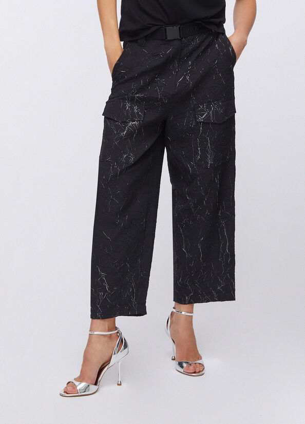 Pantaloni effetto wrinkle