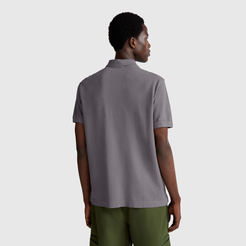 Mouse gray regular fit polo