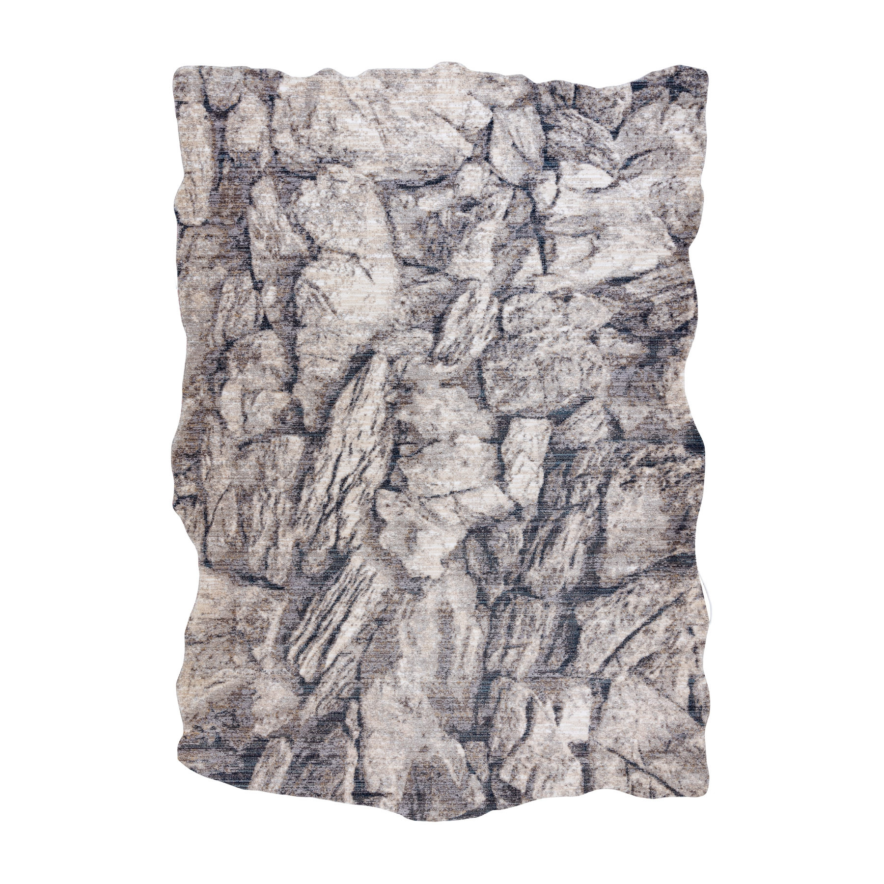 Dywan TINE 75417A Skała, kamień - nowoczesny, nieregularny 160x220 cm