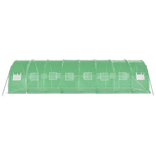 NNEVL Greenhouse with Steel Frame Green 24 m&sup2; 8x3x2 m