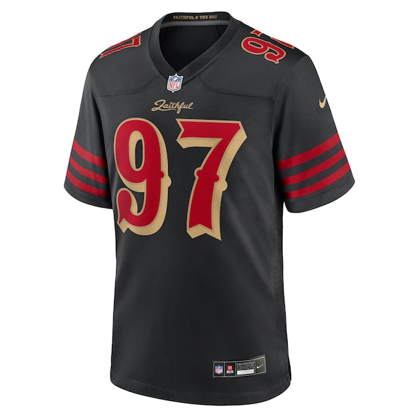 Nick Bosa San Francisco 49ers Nike 2025 Rivalries Collection Game Jersey - Black