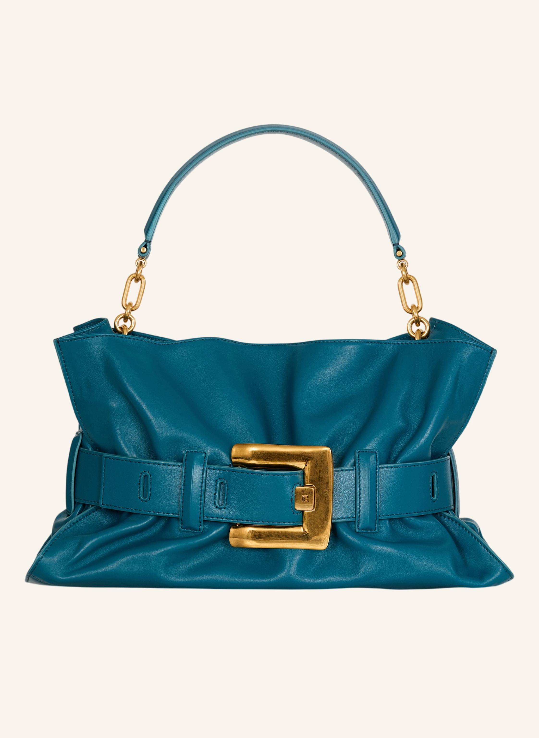 BALMAIN Mittelgroße Anthem Tasche aus Glattleder