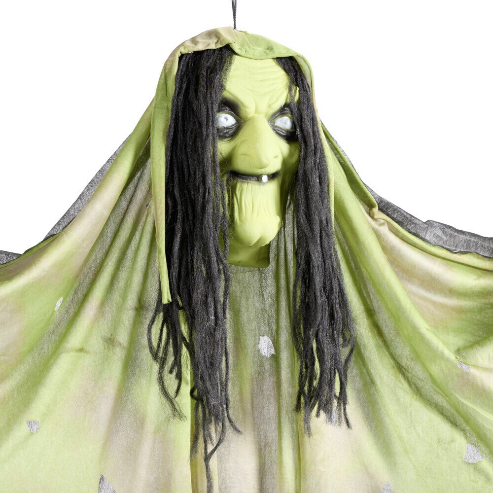 Décoration Halloween fantôme squelette à suspendre 160x190cm (2 modèles)