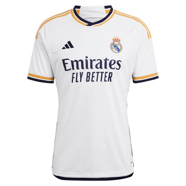 Los Merengues adidas 2023/24 Home Replica Custom Jersey - White