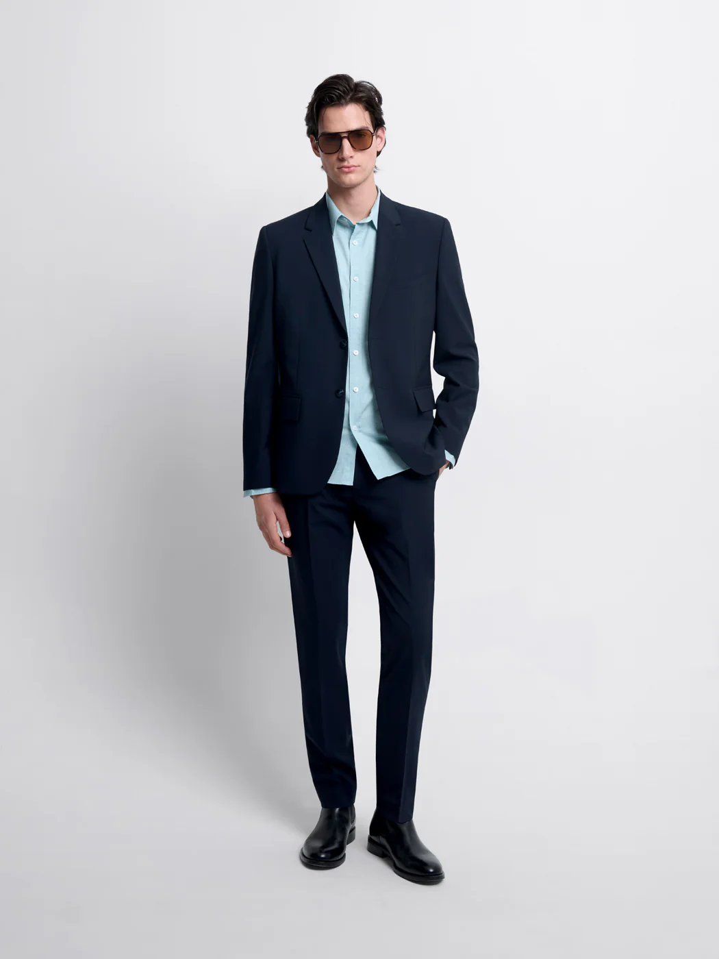 Veste de costume extraslim en laine