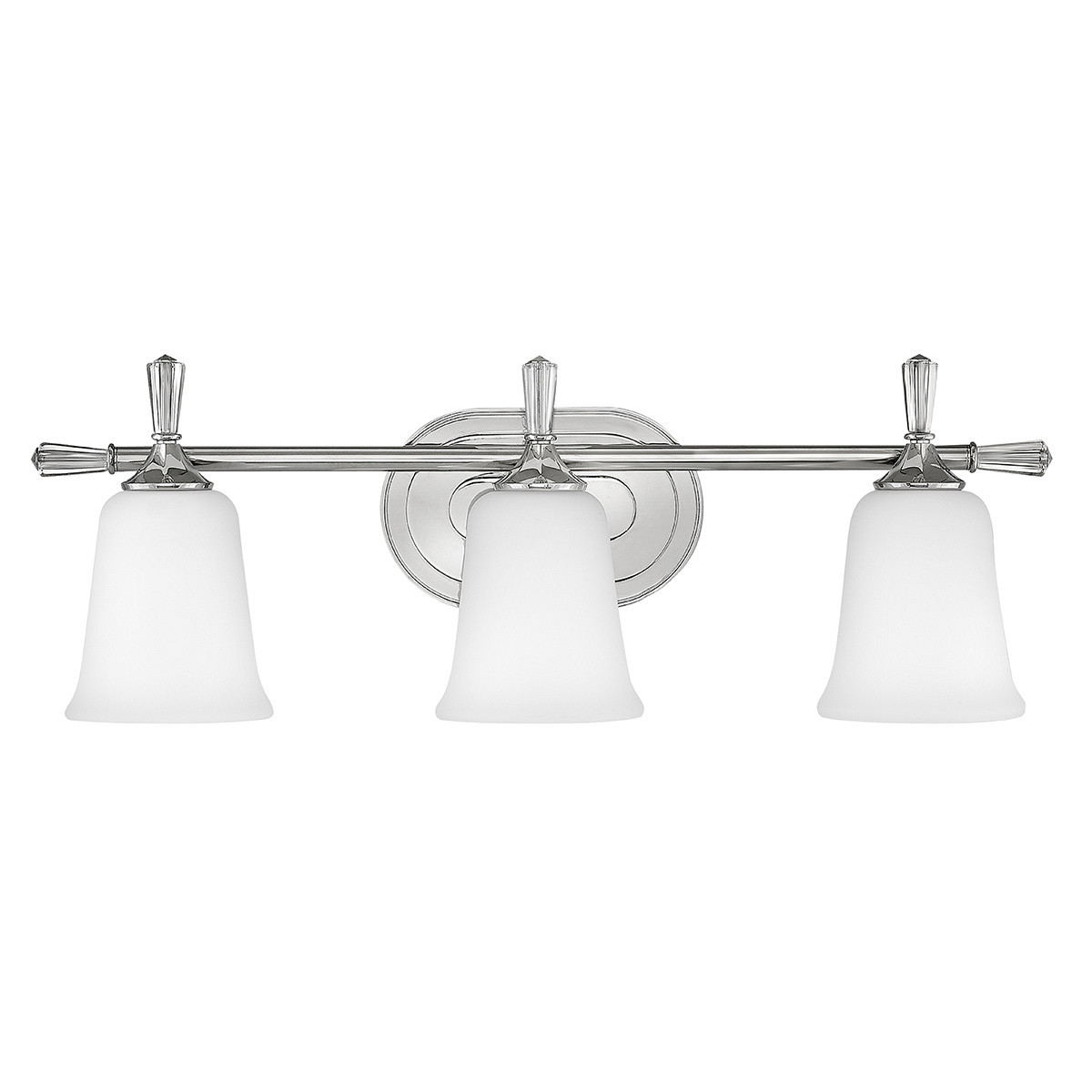 Kinkiet srebrny Blythe 3xG9x3W wym:22,3x63,2x13,8cm IP44 Hinkley
