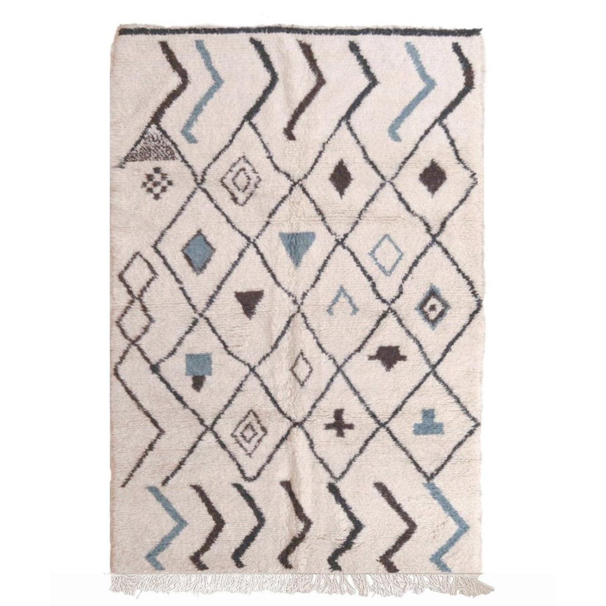 AFK Living vloerkleed Berber - handgemaakt - Wol - 120 cm x 170 cm