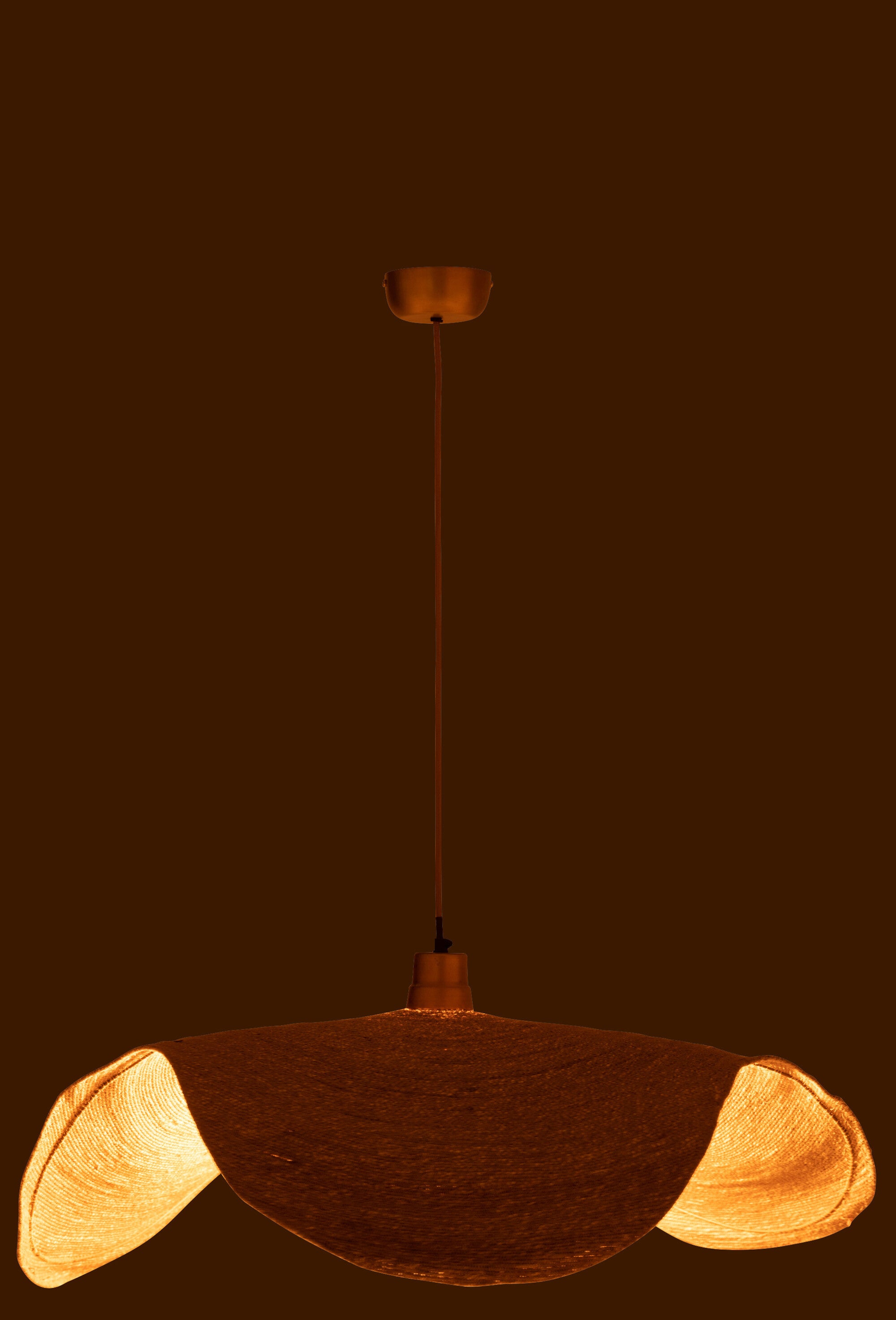 J-Line hanglamp Moonj - gras - naturel - large