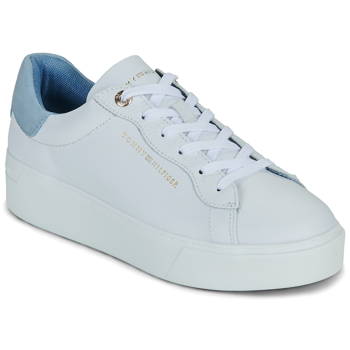 Tommy Hilfiger - CHIC PLATFORM CUPSOLE SNEAKER - White / Blue
