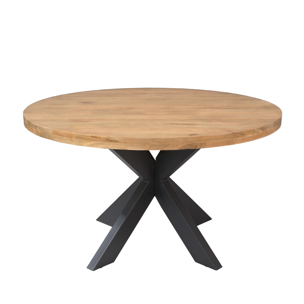 Starfurn Eettafel Dakota - Rond Naturel Hout - Ø140x76cm