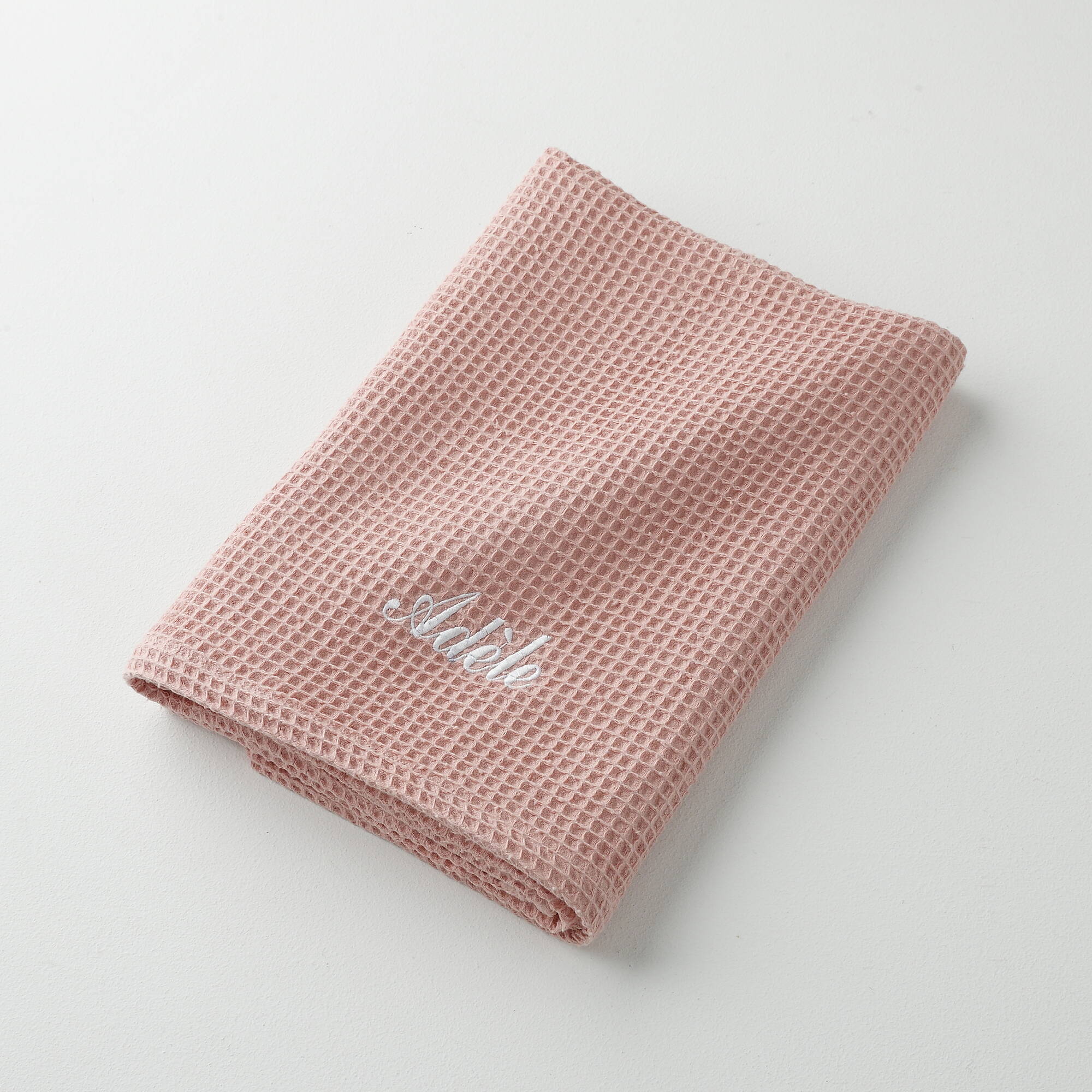 Serviette de bain nid d'abeille Colombine&reg;, personnalisable, 240 g/m2