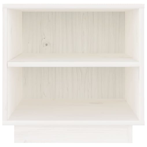 NNEVL Bedside Cabinets 2 pcs White 40x34x40 cm Solid Wood Pine