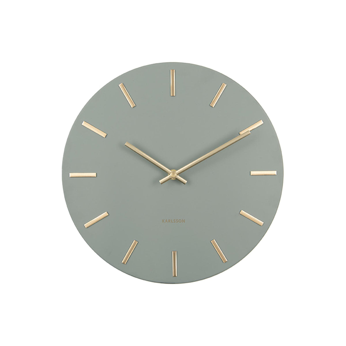 Karlsson wandklok Charm - groen - Ø30cm