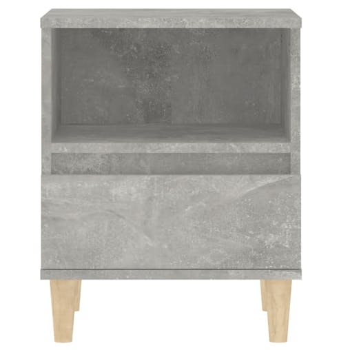 NNEVL Bedside Cabinet Concrete Grey 40x35x50 cm
