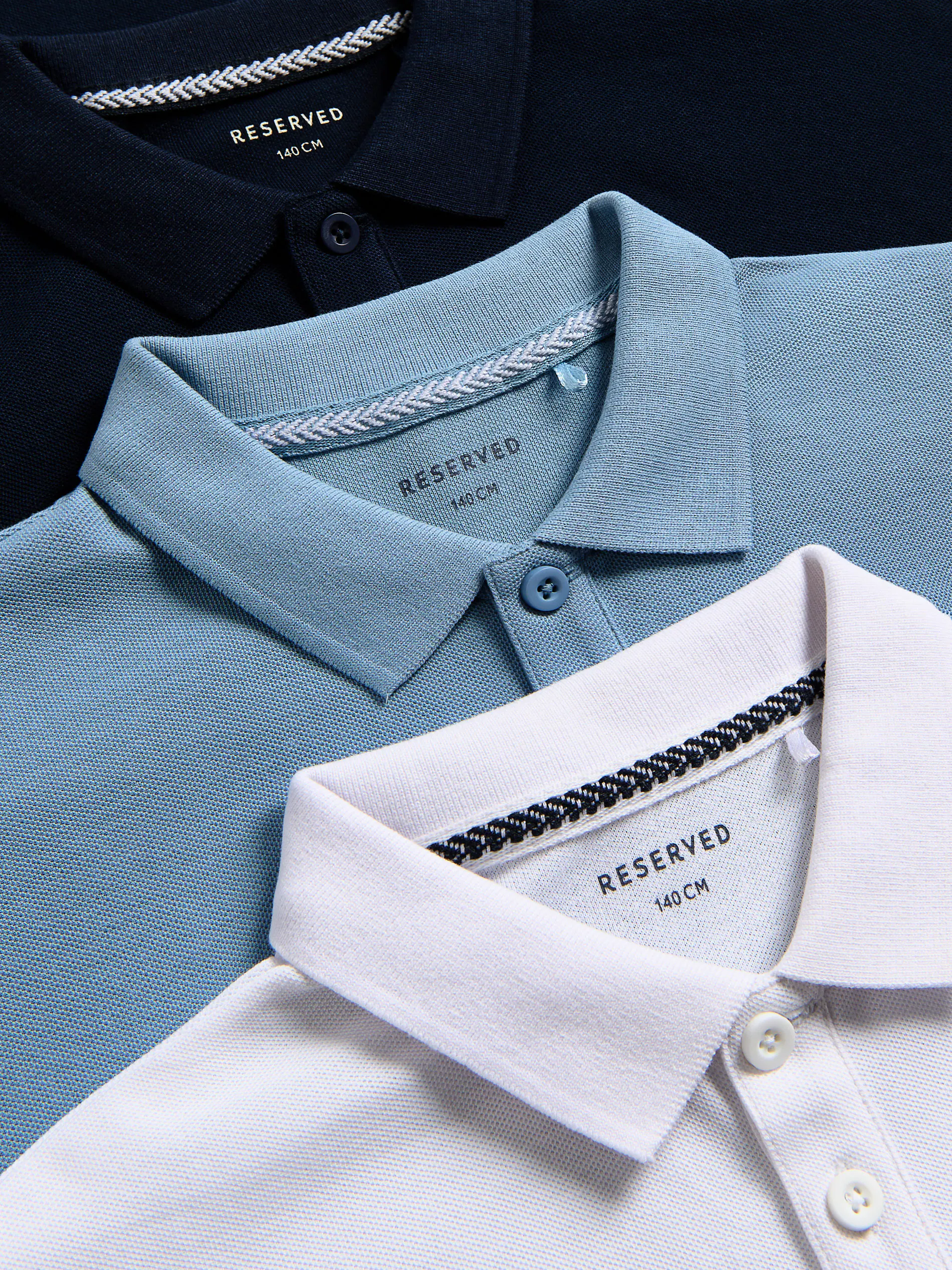 Bawełniany longsleeve polo