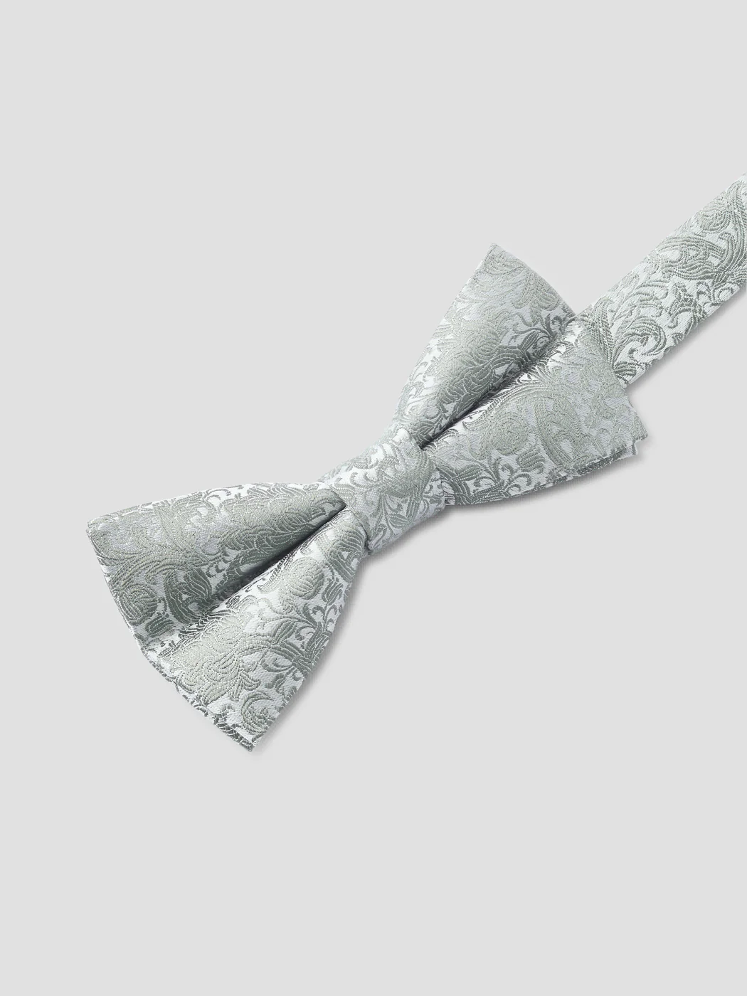 Nœud papillon en soie fleuri