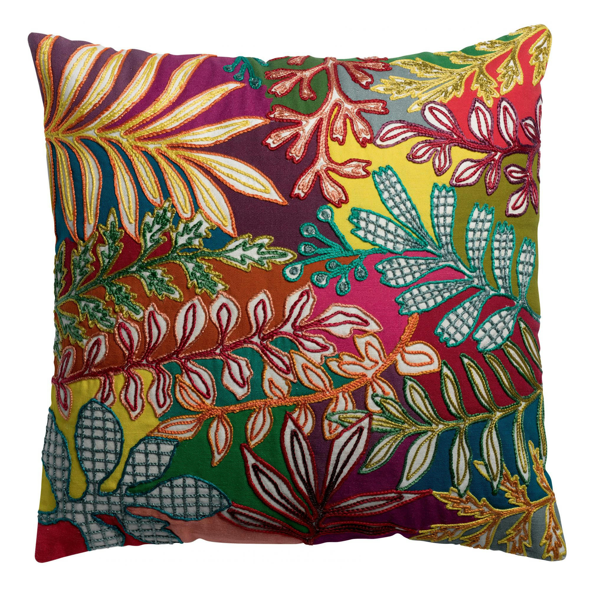 SOFIA - Coussin  en coton multico 45 x 45