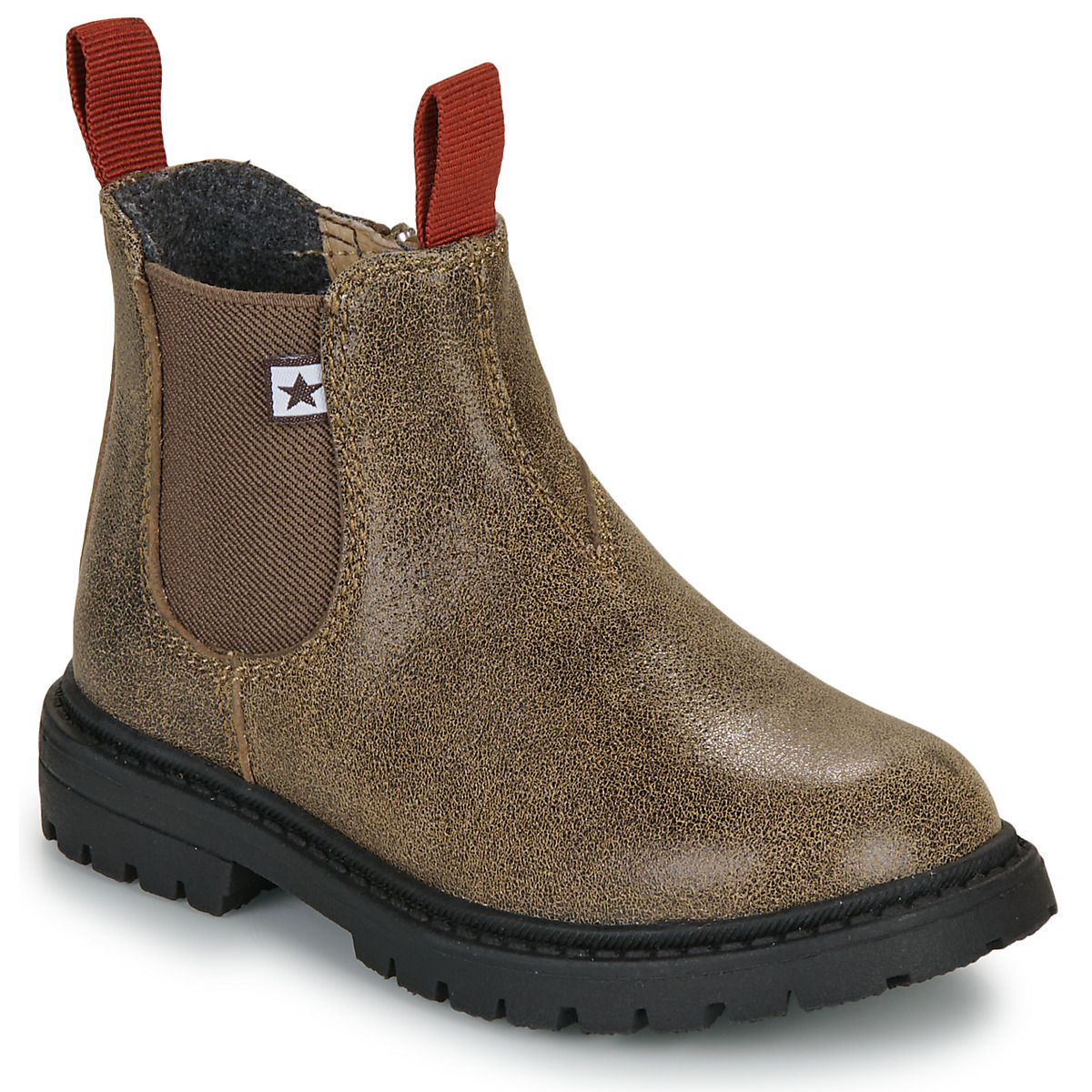 Bonton - BOOTS CHELSEA - Taupe