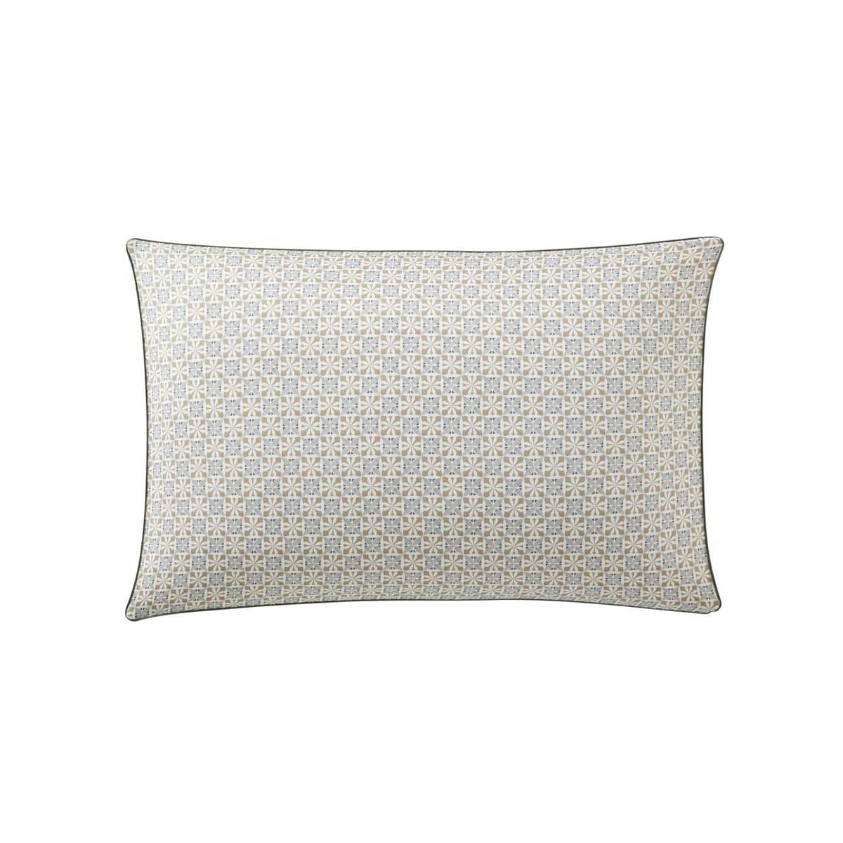 GALADRIEL - Taie d'oreiller en percale de coton beige 50x75