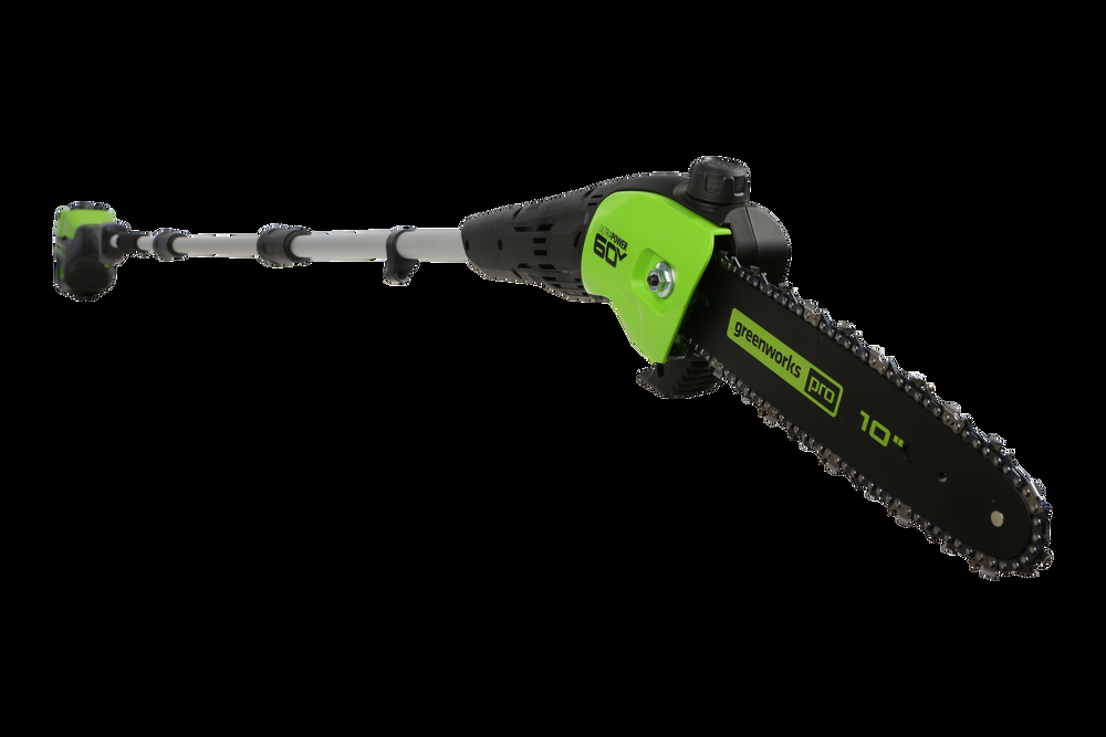 Greenworks PRO 60V Brushless Polesaw, 2 Ah Battery Included, 10-in