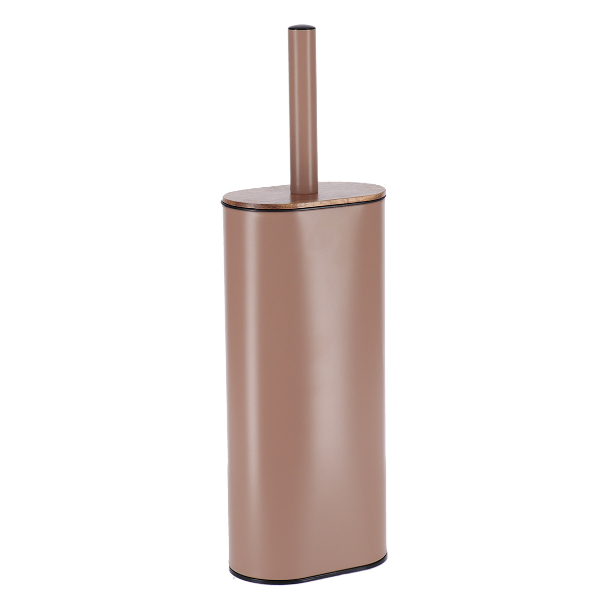 Escova wc em metal taupe