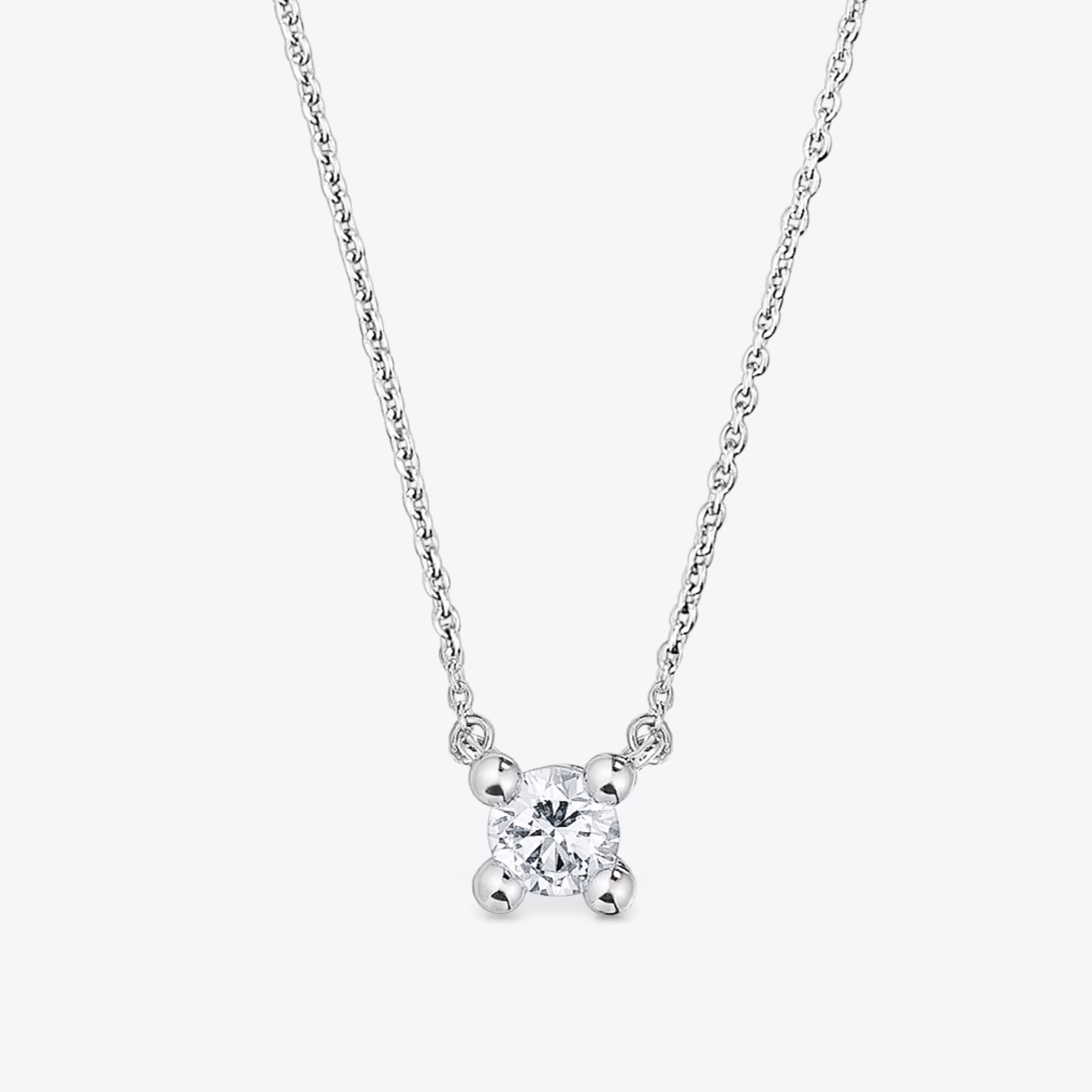 Gargantilla de platino con diamante creado en laboratorio 0,37 ct Shine LGD
