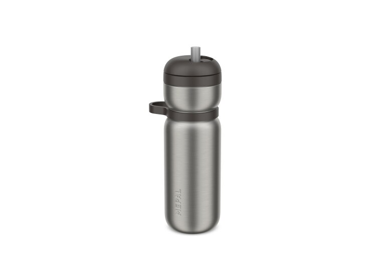 isoleerfles twist sport 600 ml - graphite black