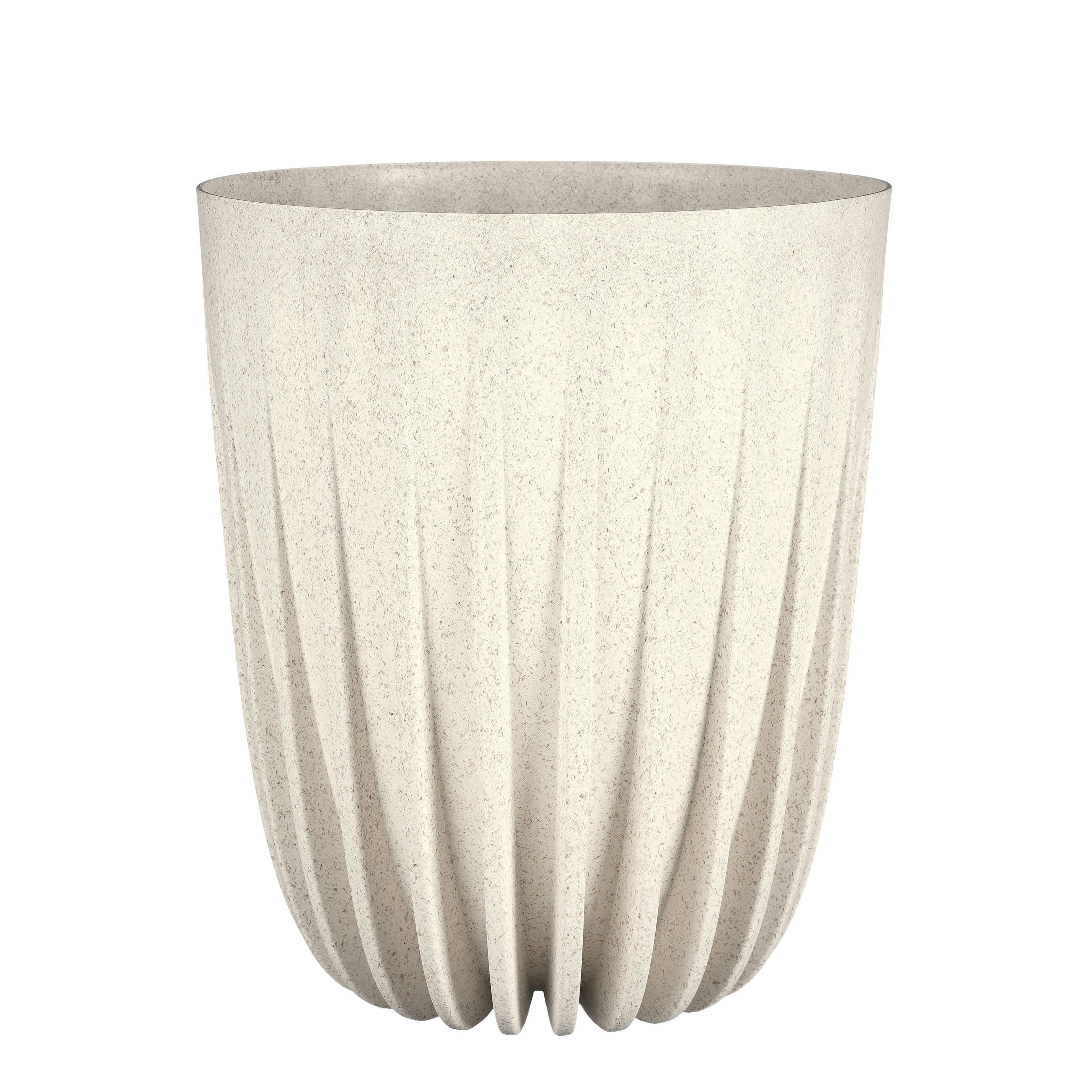 LUNGO - Cache-pot blanc cassé D30