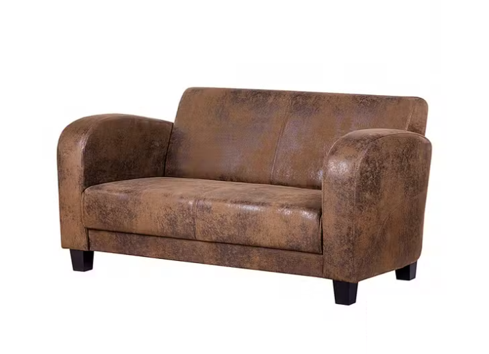 Ropez Antis Sofa 2 osobowa zamsz brązowy Gobi 03
