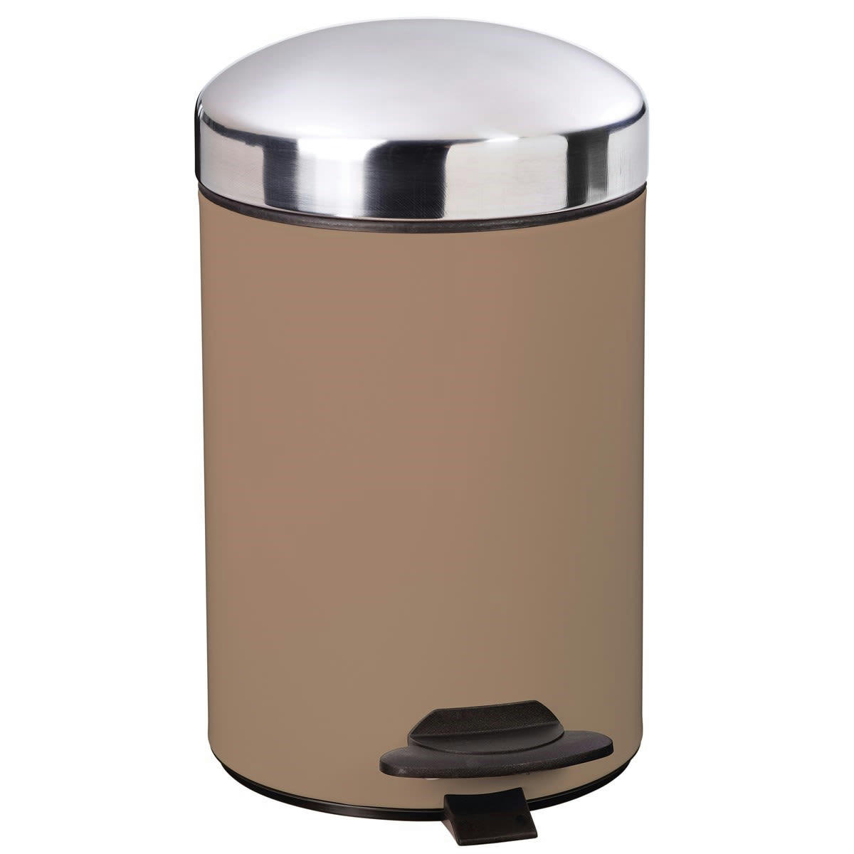 BONNY - Poubelle 3L en Métal Beige foncé