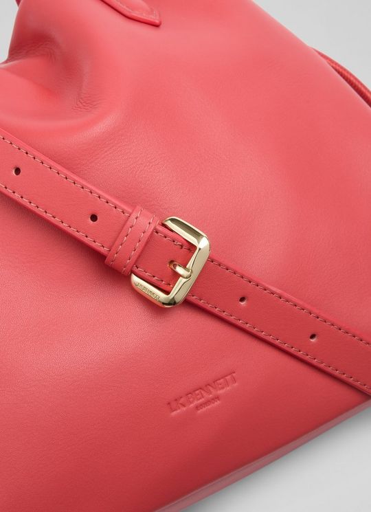 Selina Amber Leather Bead Tote Bag